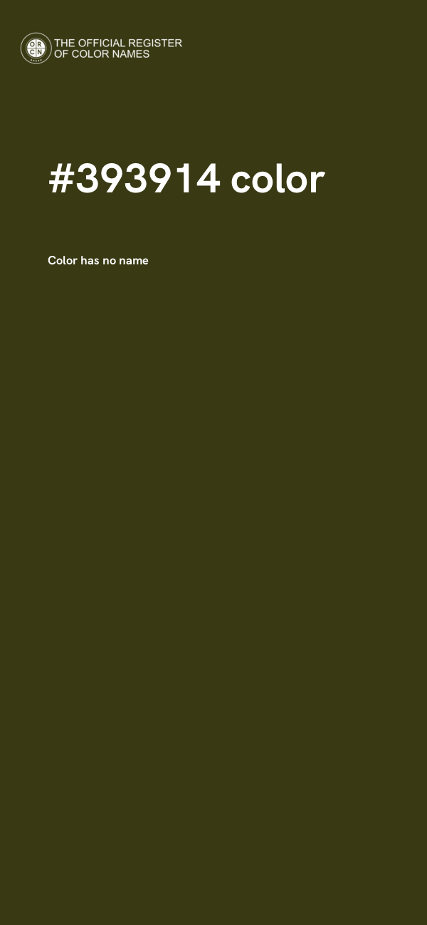 #393914 color image