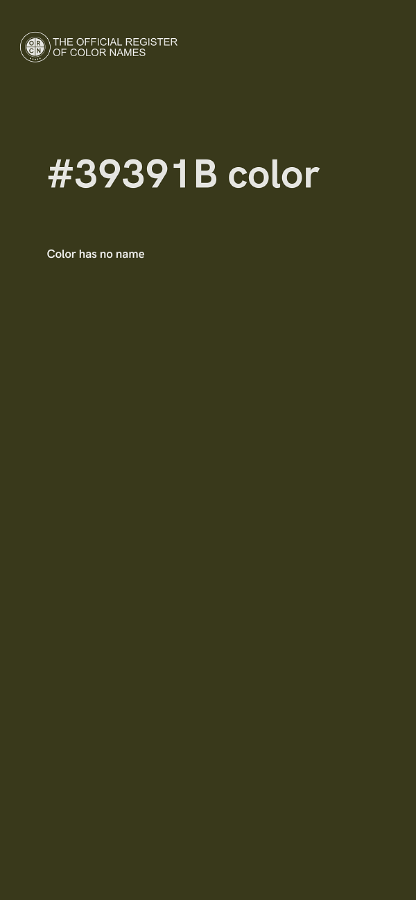 #39391B color image