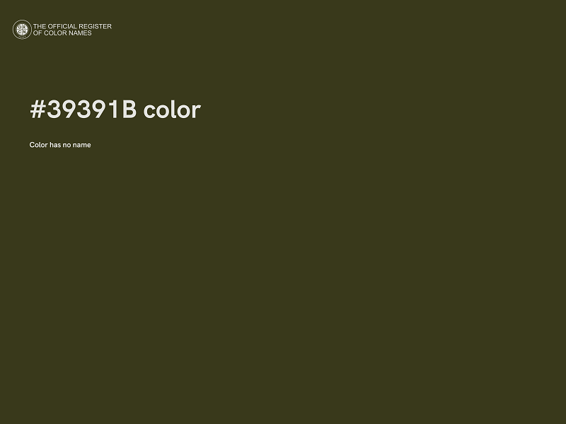 #39391B color image