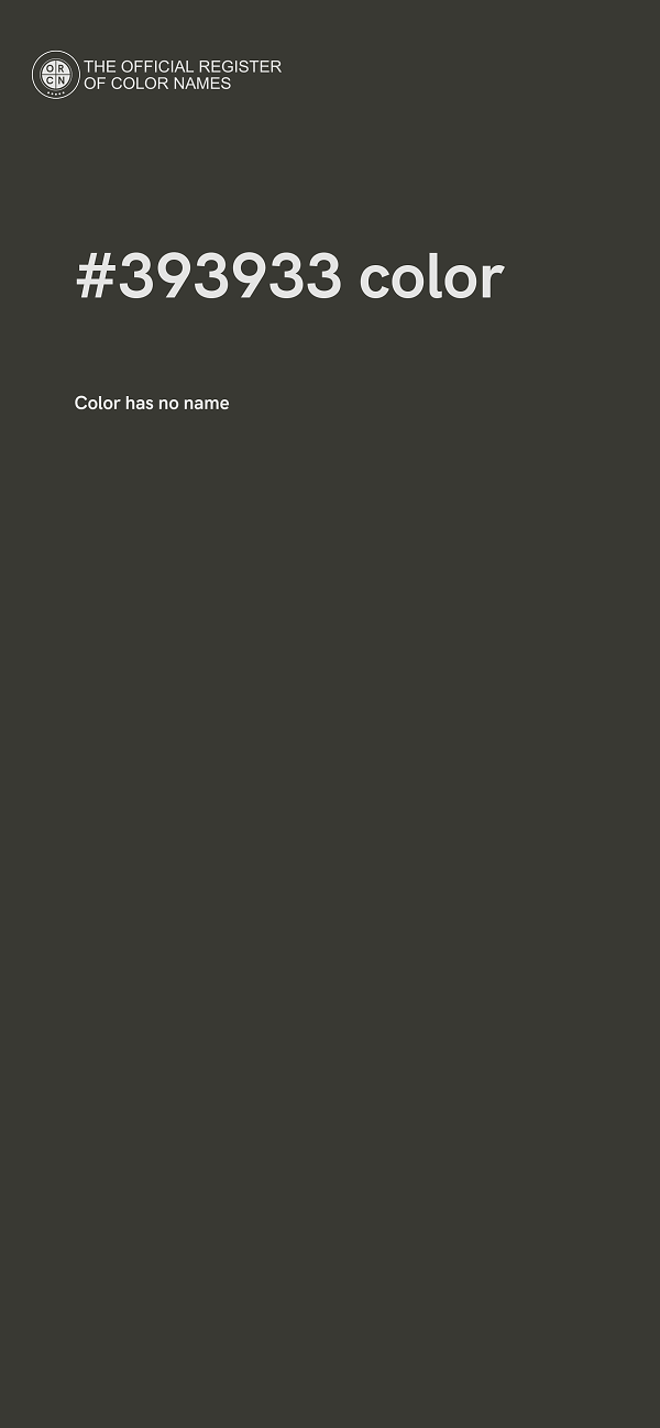 #393933 color image