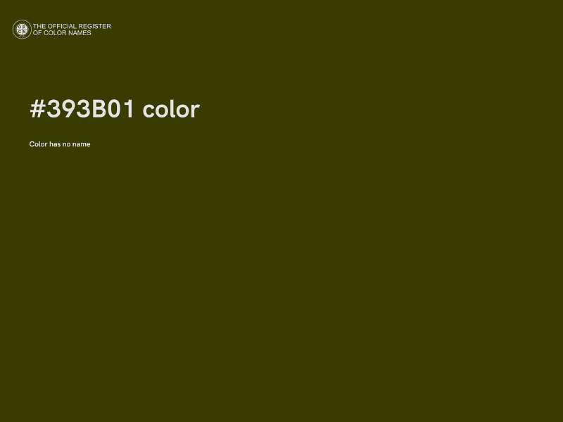 #393B01 color image