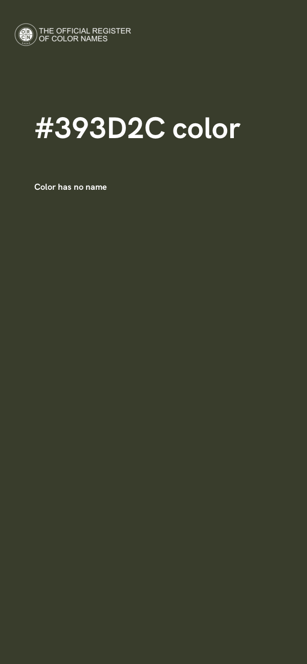 #393D2C color image
