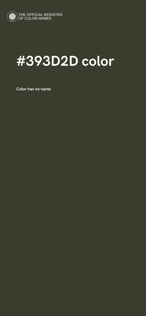 #393D2D color image