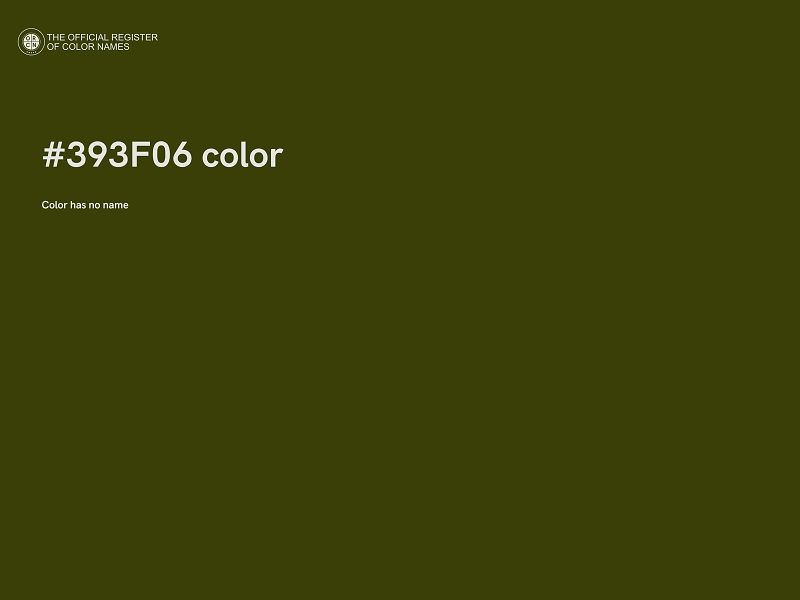 #393F06 color image