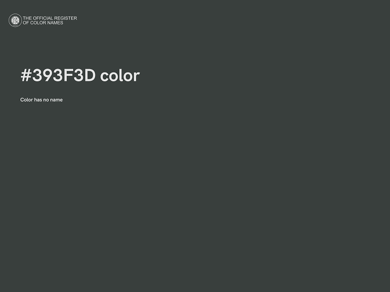 #393F3D color image
