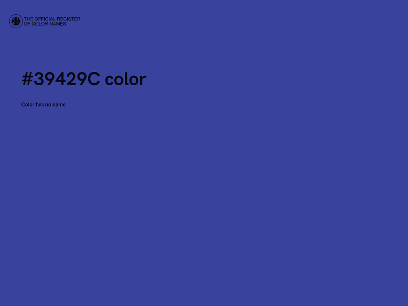 #39429C color image