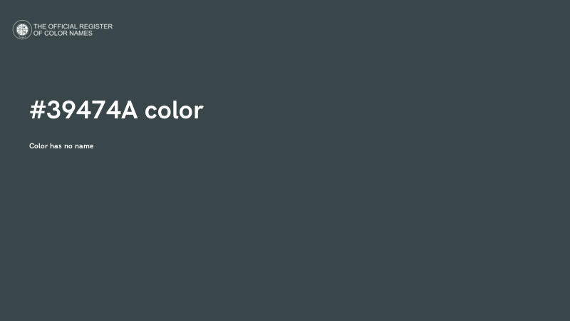 #39474A color image