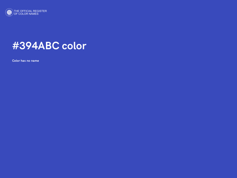 #394ABC color image