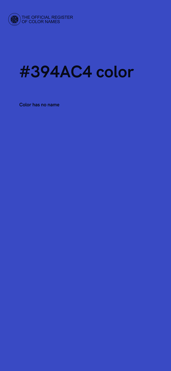#394AC4 color image