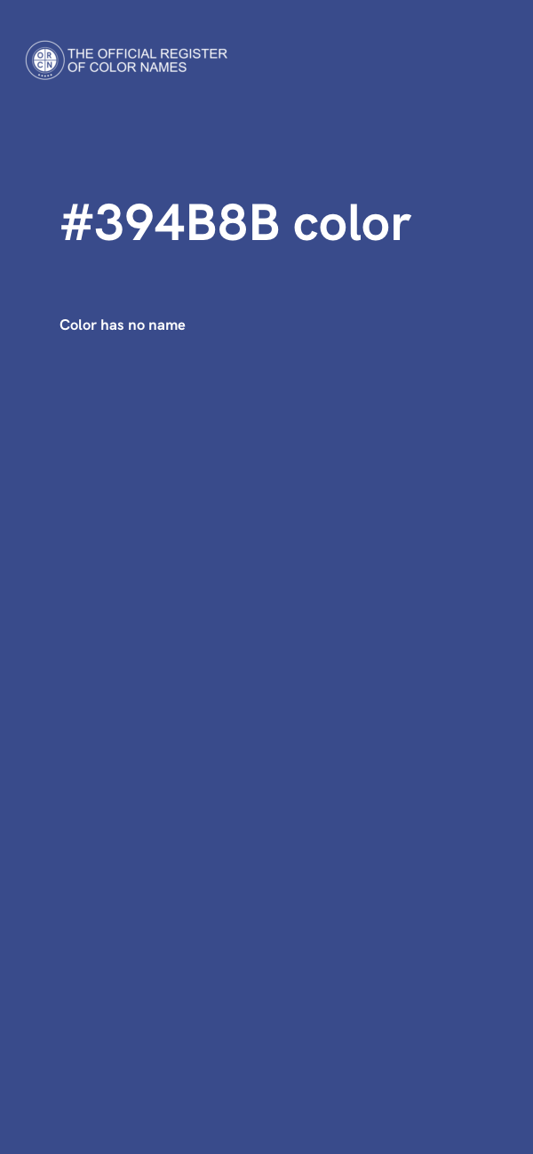 #394B8B color image