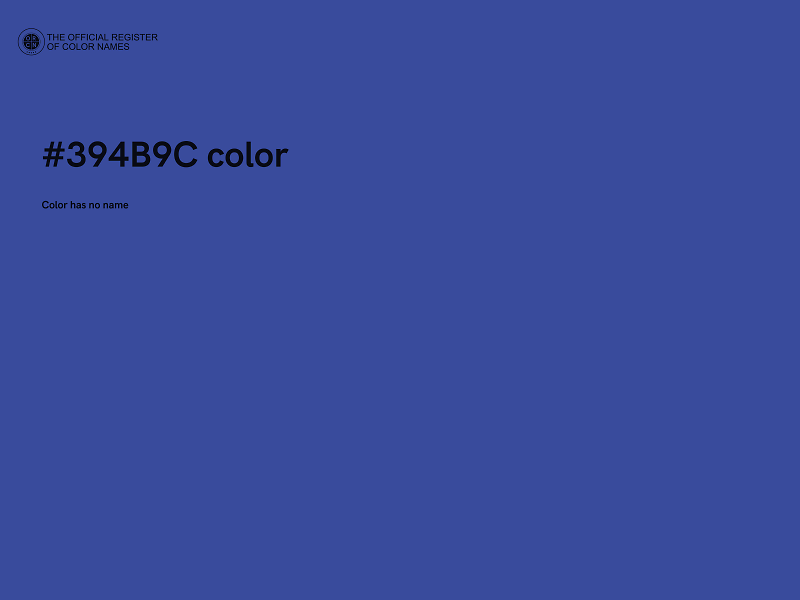 #394B9C color image