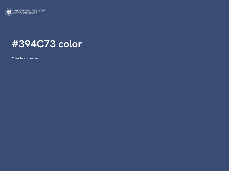 #394C73 color image