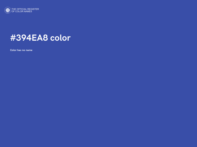 #394EA8 color image