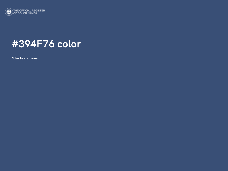 #394F76 color image