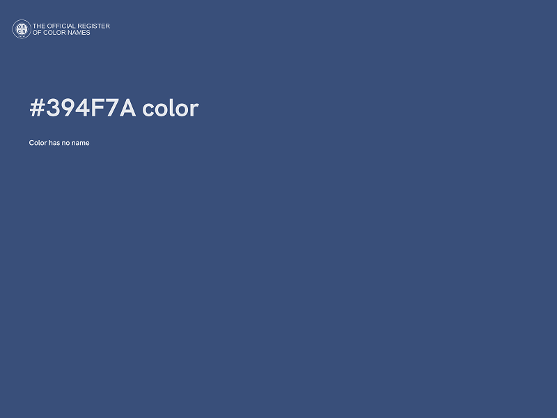 #394F7A color image