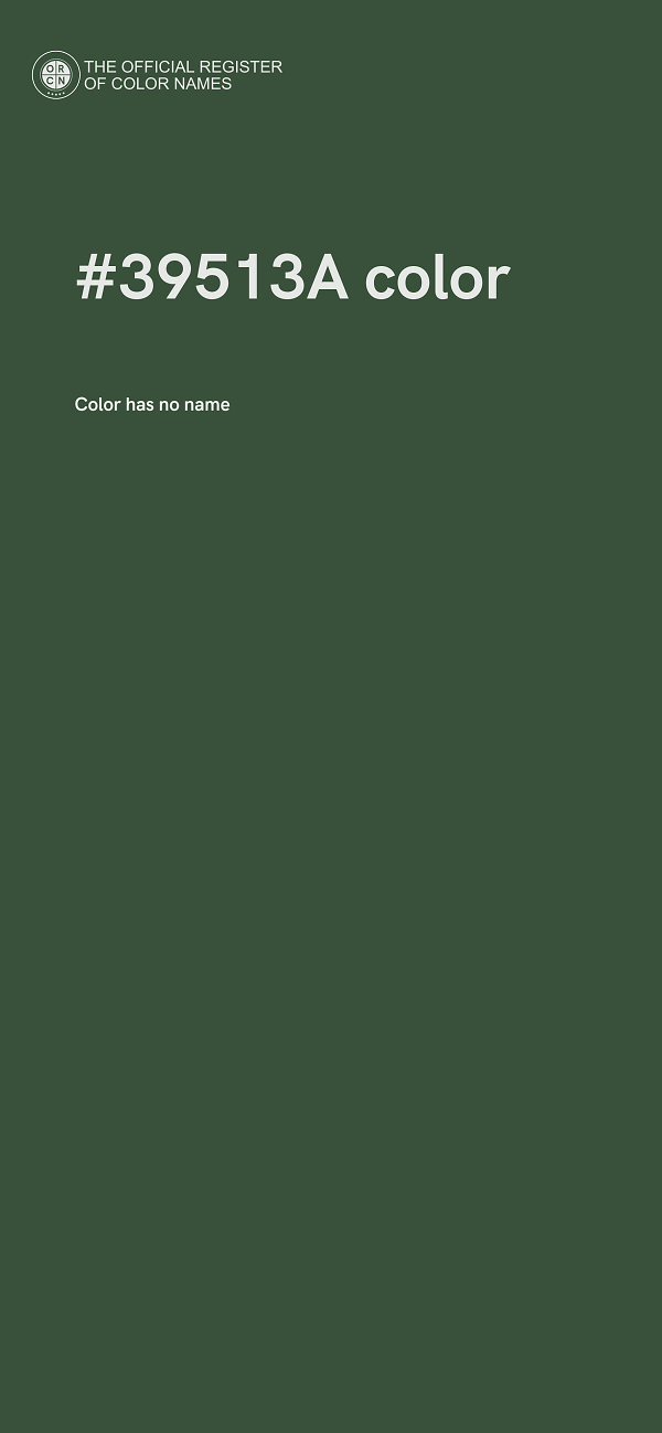#39513A color image