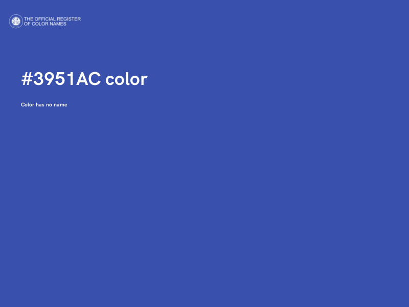 #3951AC color image