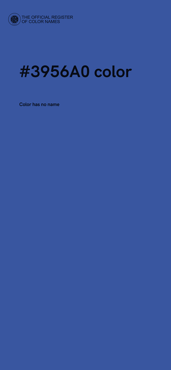#3956A0 color image