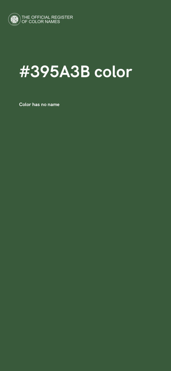 #395A3B color image