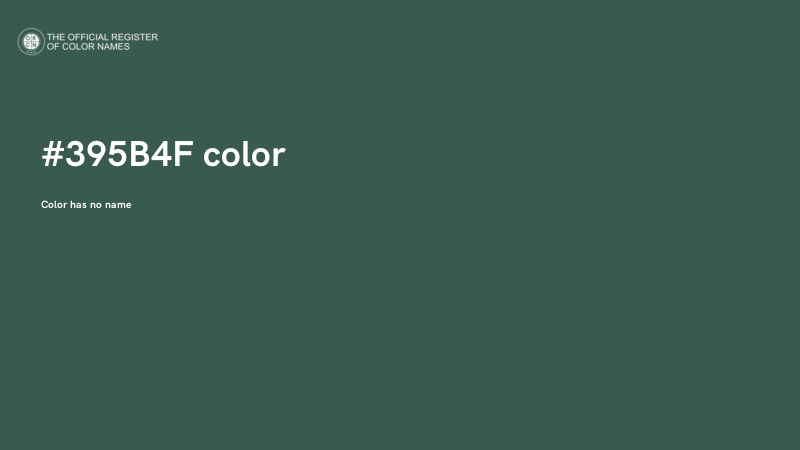 #395B4F color image