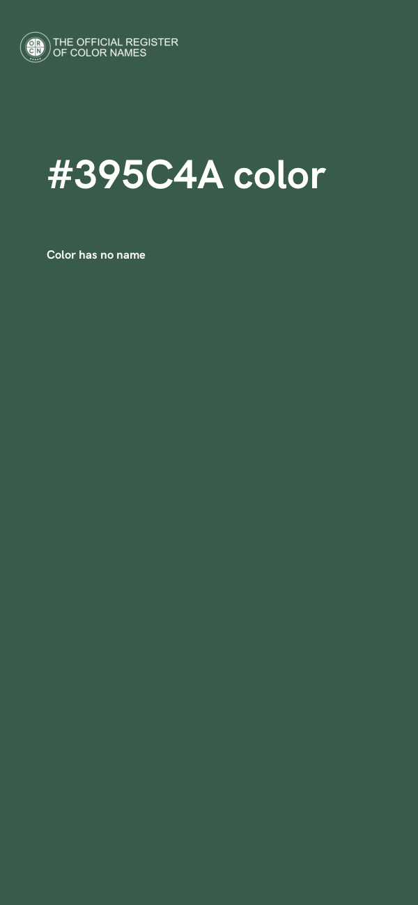 #395C4A color image