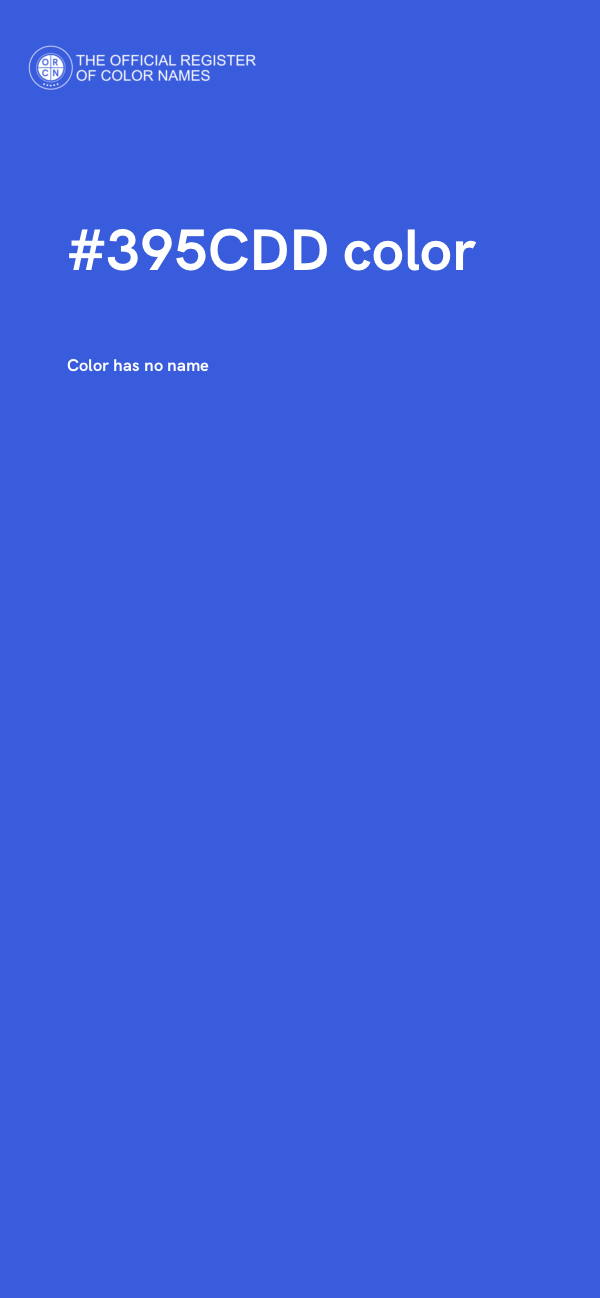 #395CDD color image