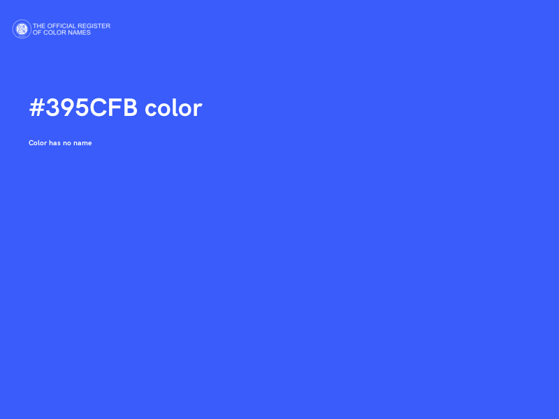#395CFB color image
