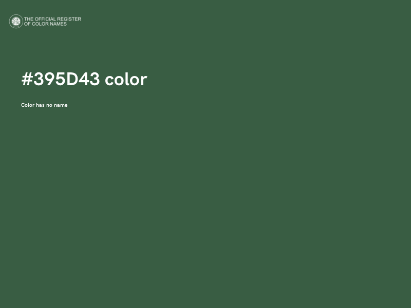 #395D43 color image