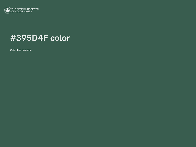 #395D4F color image