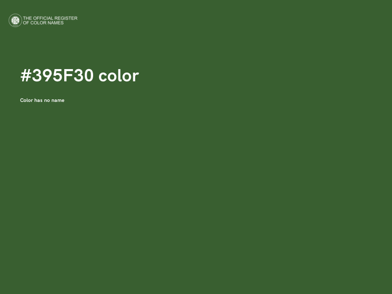 #395F30 color image