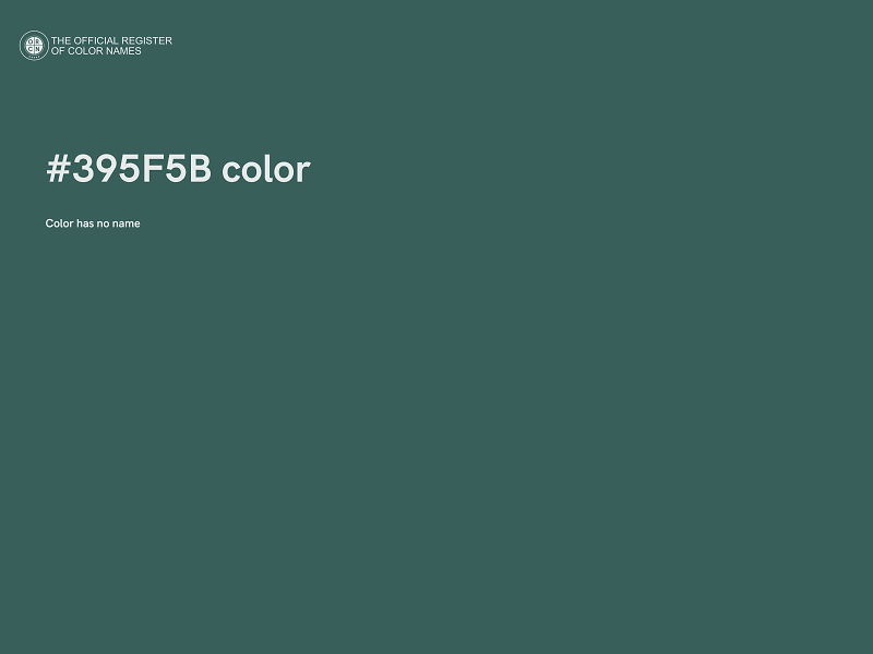 #395F5B color image