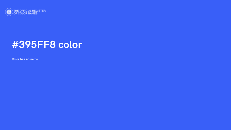 #395FF8 color image