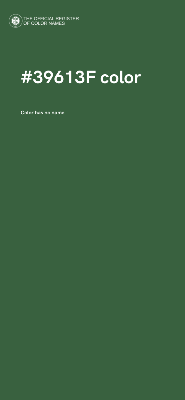 #39613F color image