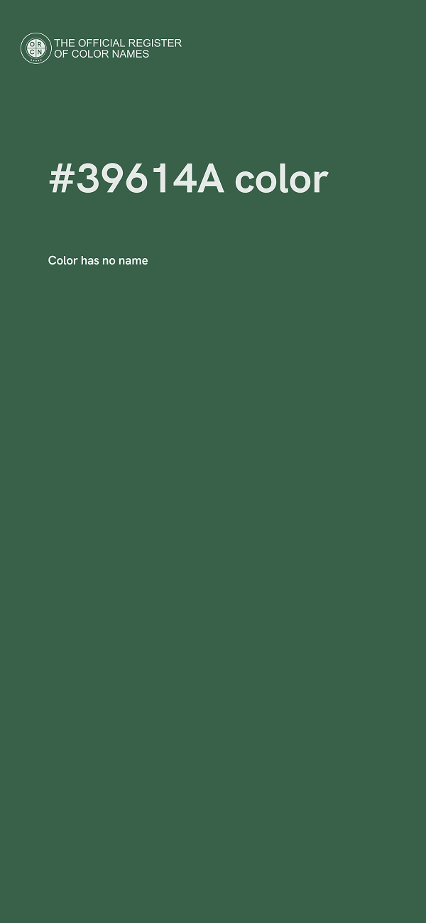 #39614A color image