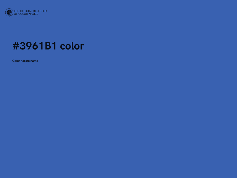 #3961B1 color image