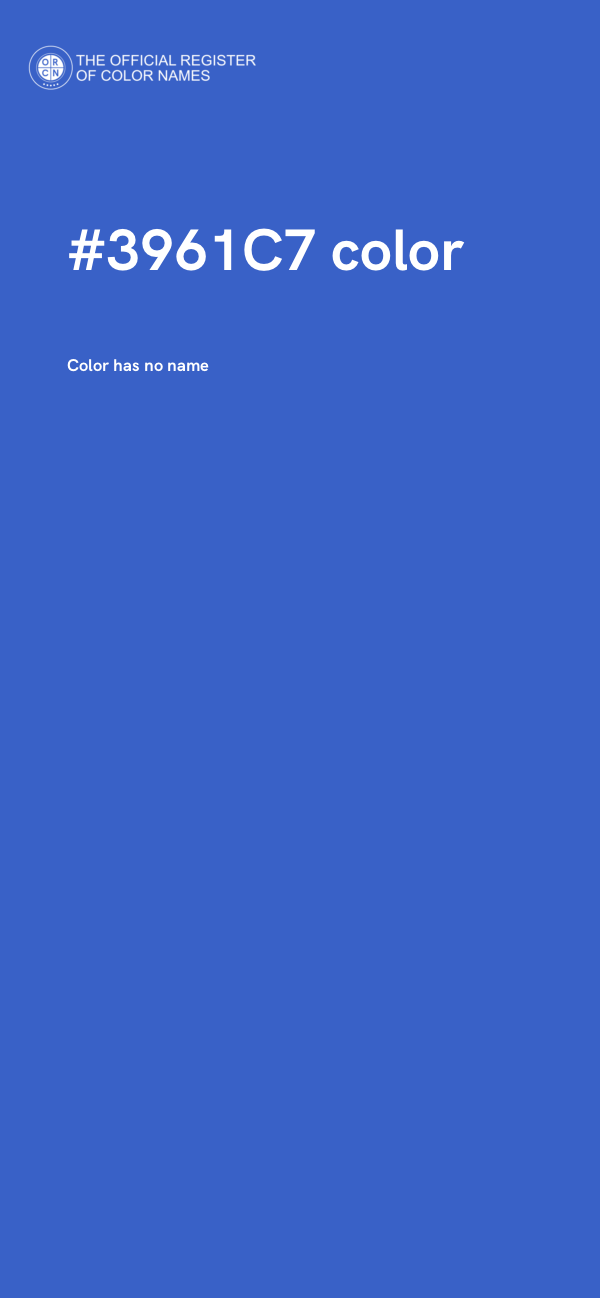 #3961C7 color image