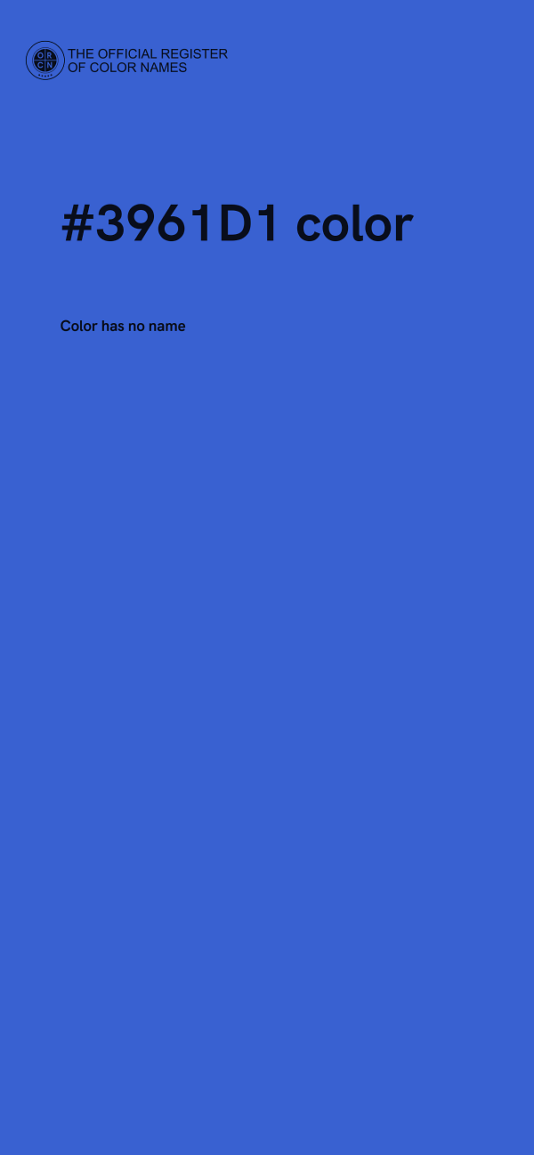 #3961D1 color image