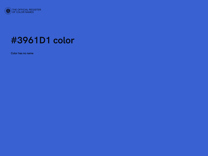 #3961D1 color image