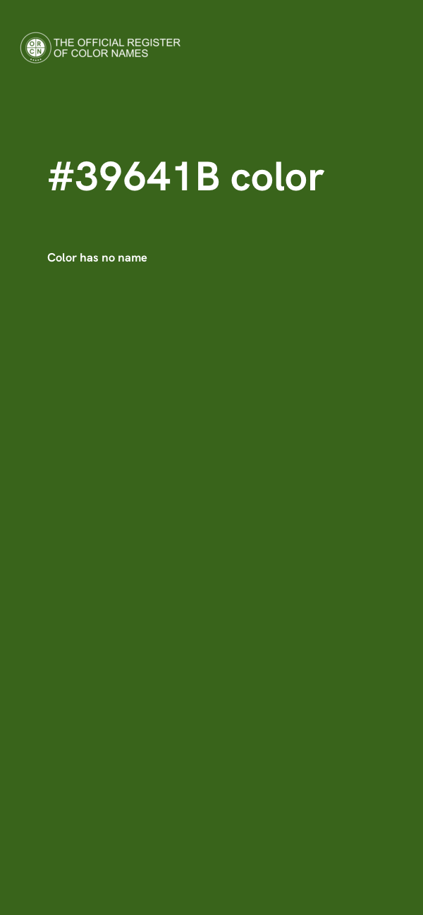 #39641B color image