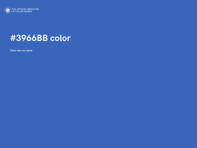 #3966BB color image
