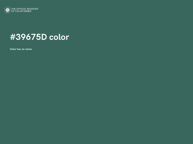 #39675D color image