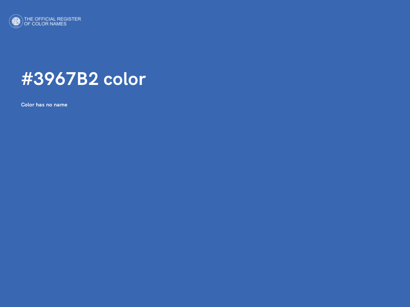 #3967B2 color image