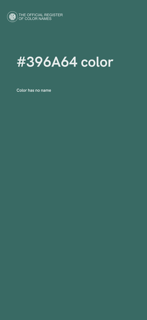 #396A64 color image