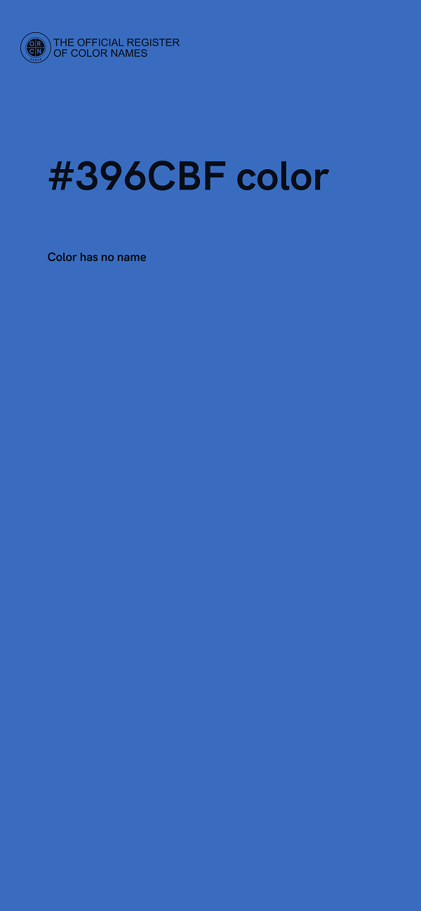 #396CBF color image