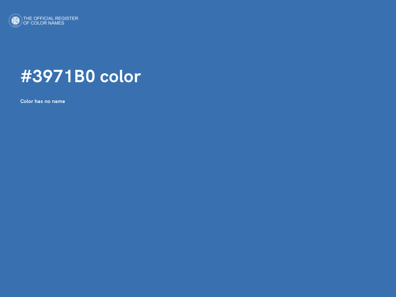 #3971B0 color image