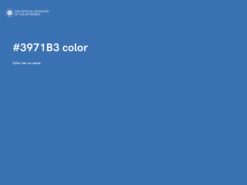 #3971B3 color image