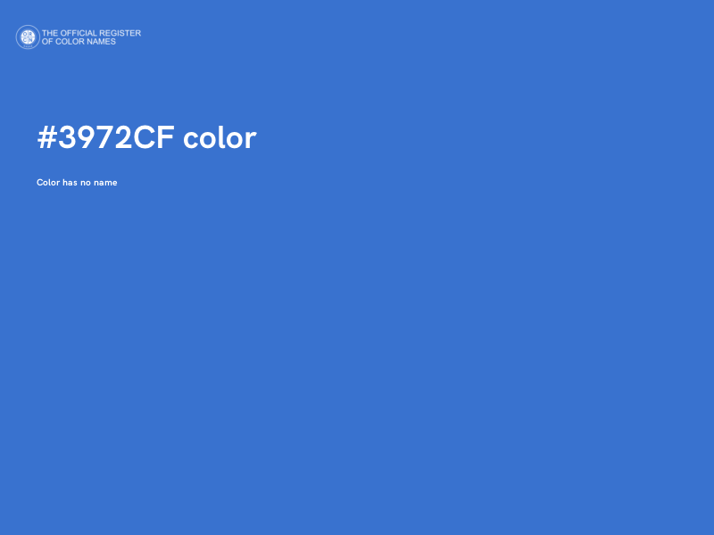 #3972CF color image