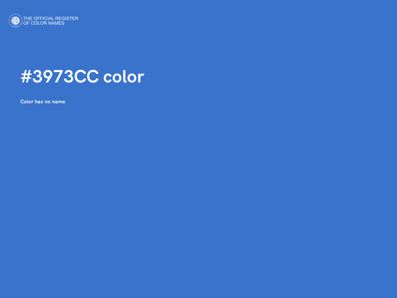 #3973CC color image