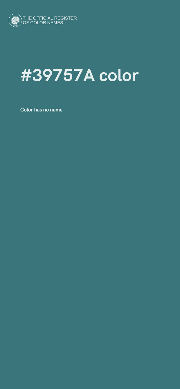 #39757A color image
