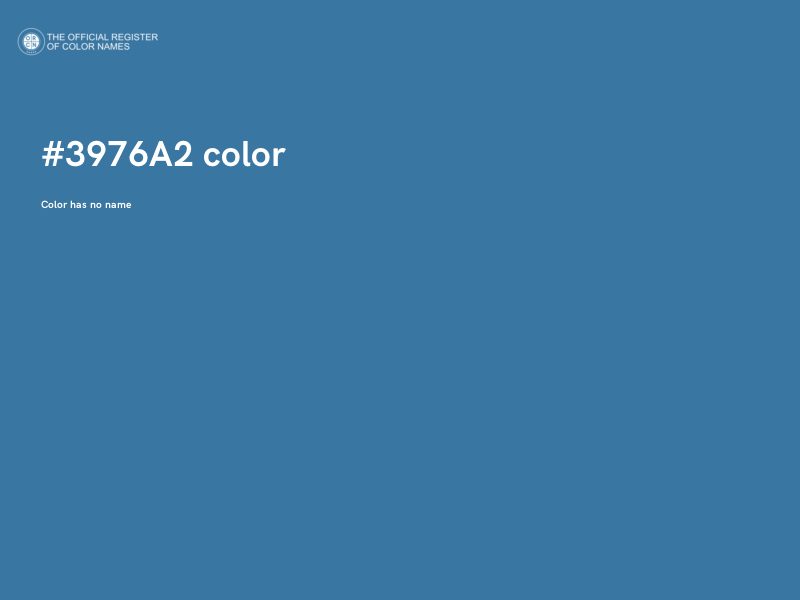 #3976A2 color image